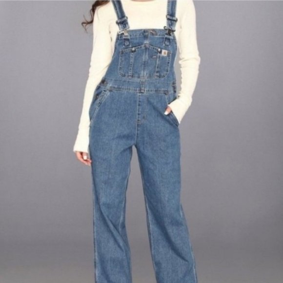 Carhartt Denim - Carhartt Women's Denim Bib Overalls size small 4/6